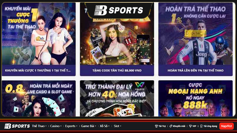 Ưu đãi hoàn trả tại Vnloto mang đến nhiều ưu đãi hấp dẫn người chơi