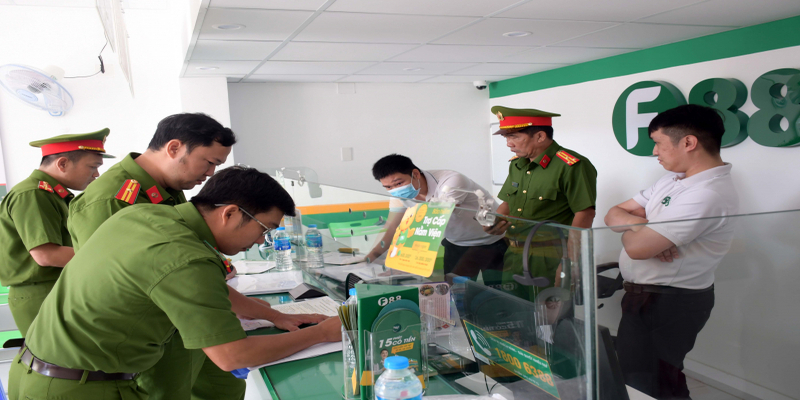 Lập biên bản xử lý các vi phạm của F88 Lập biên bản xử lý các vi phạm của F88
