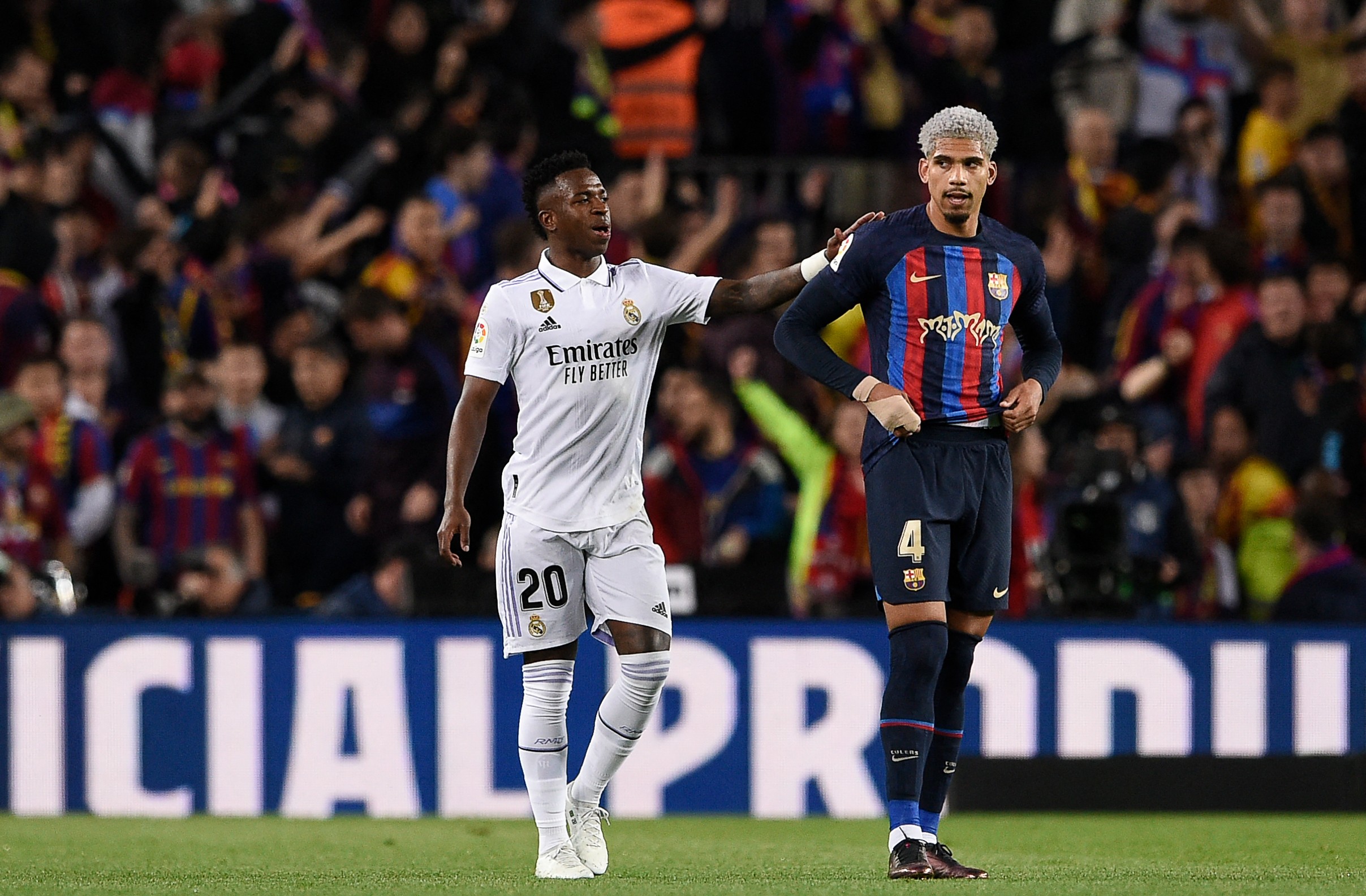 Trung vệ Ronald Araujo đã có bàn phản lưới khiến FC Barcelona nhận bàn thua đáng tiếc
