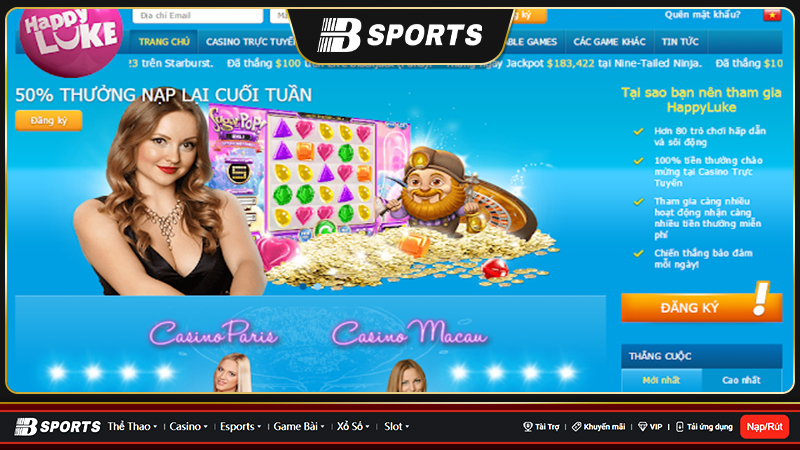 Giao dịch với tốc độ cực nhanh tại Happyluke Casino