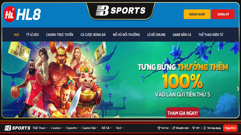 Nhà cái quy tụ nhiều tựa game cá cược chất lượng