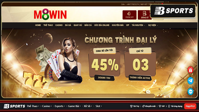 Đăng ký, đăng nhập tại M8win siêu nhanh, đơn giản