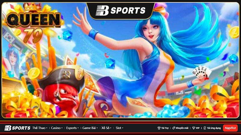 Click đường link chính thống vào Queen79.club casino để mở tài khoản