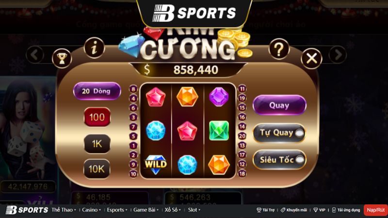 Giao diện tại V8 Club cuốn hút Giao diện tại V8 Club cuốn hút