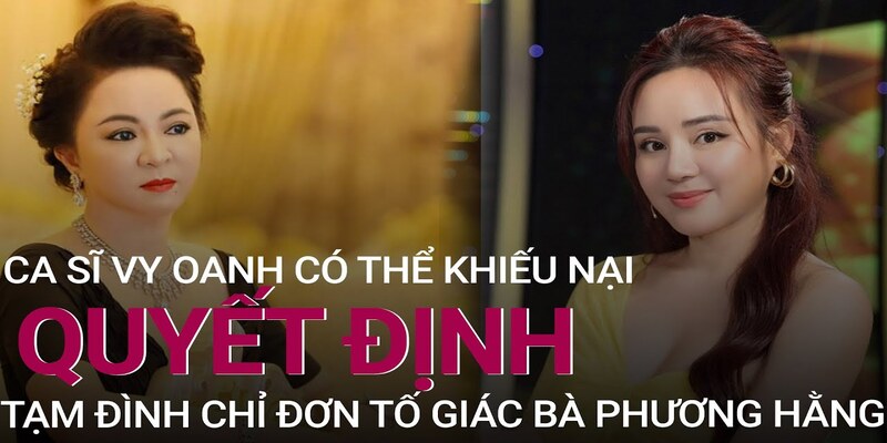 Ca sĩ Vy Oanh khiếu nại về vấn đề tố giác thay của ông Tuấn Ca sĩ Vy Oanh khiếu nại về vấn đề tố giác thay của ông Tuấn