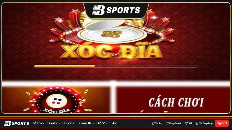 Luật chơi xóc dĩa online