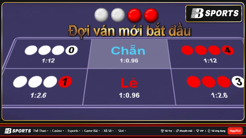 Các kiểu đặt cược trong xóc đĩa online