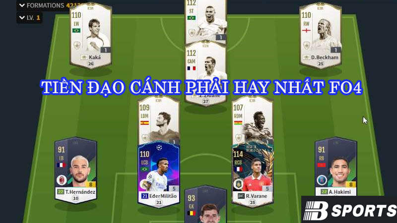 Tiền đạo cánh phải hay nhất FO4 điểm danh những cái tên nào? Tiền đạo cánh phải hay nhất FO4 điểm danh những cái tên nào?