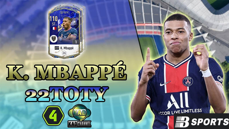 Kylian Mbappé - Tiền đạo cánh phải hay nhất FO4