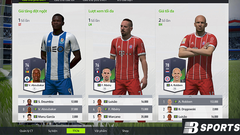 Các cách mua cầu thủ trong FIFA Online 4 thông dụng nhất Các cách mua cầu thủ trong FIFA Online 4 thông dụng nhất