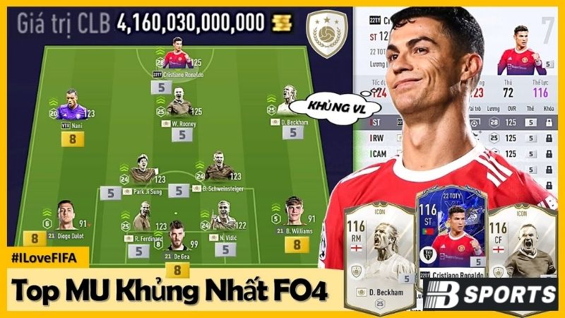 Màn quay trở lại ICON - TOTY cực hiếm thuộc đội hình quỷ đỏ Màn quay trở lại ICON - TOTY cực hiếm thuộc đội hình quỷ đỏ